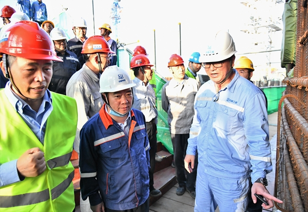 徐晓明强调中国核建各参建单位要大力协同,服务大局;要加快推进信息化